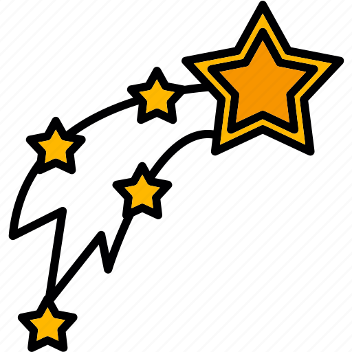 Shooting, stars, star, astronomy, space icon - Download on Iconfinder