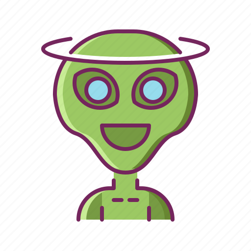 Alien, angel, creature, good, monster icon - Download on Iconfinder