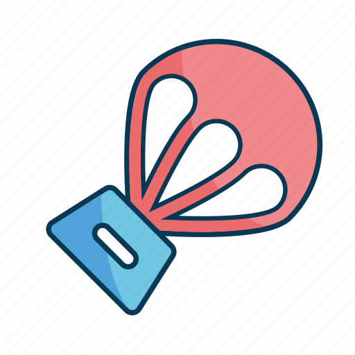 Parachute, drop shipping, airdrop, adventure sports, technology, space, skydiving icon - Download on Iconfinder