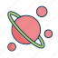 planet, space, ring, space shuttle, shape, nature, spaceship, universe 