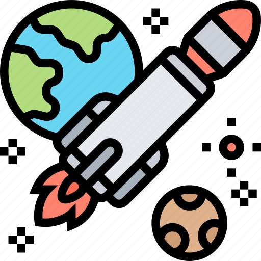 Rocket, launch, orbiting, exploration, spaceship icon - Download on Iconfinder