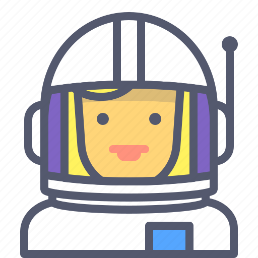 Astronaut, female, interstellar, space, travel icon - Download on Iconfinder