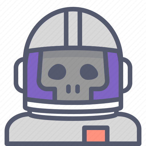 Astronaut, interstellar, skull, space, travel icon - Download on Iconfinder