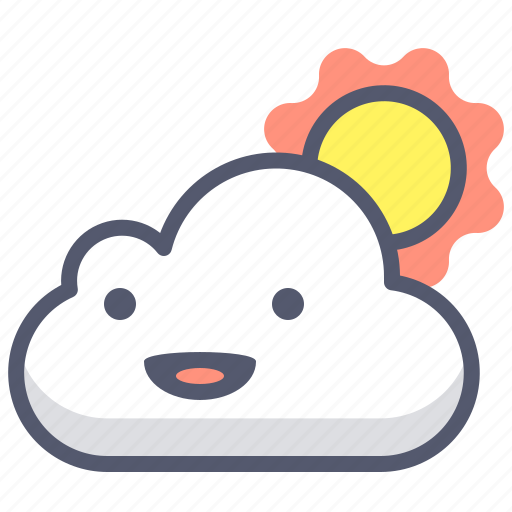 Cloud, network, sad, sun, weather icon - Download on Iconfinder