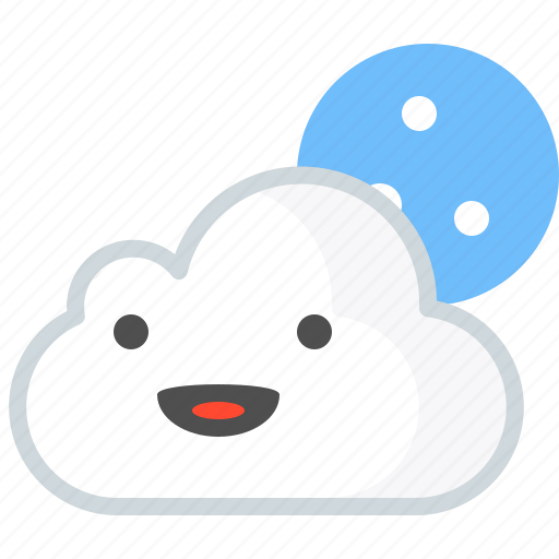Cloud, cloudy, cry, moon, water, weather icon - Download on Iconfinder