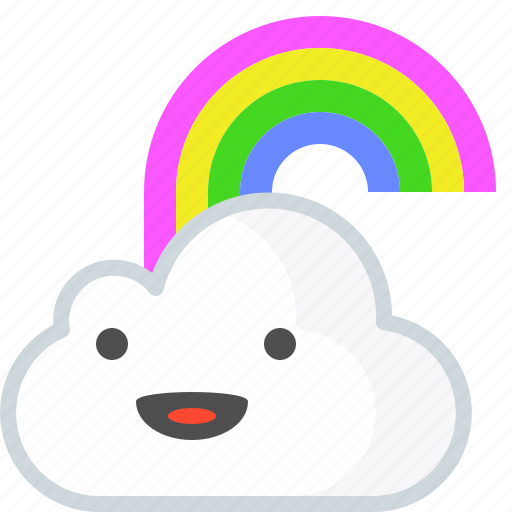 Cloud, rain, rainbow icon - Download on Iconfinder