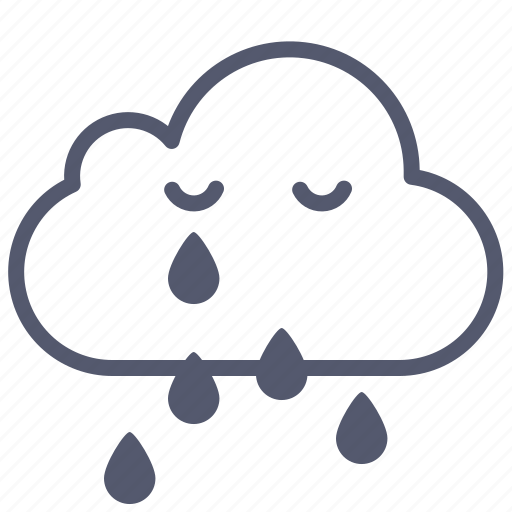Cloud, cloudy, rain, thunder, weather icon - Download on Iconfinder