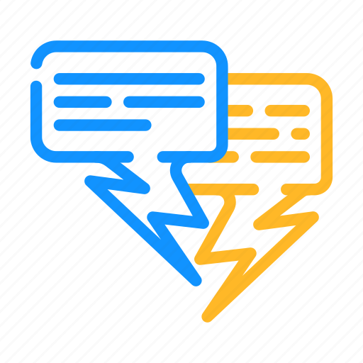 Quarrel, conversation, speak, discussion, online, support icon - Download on Iconfinder