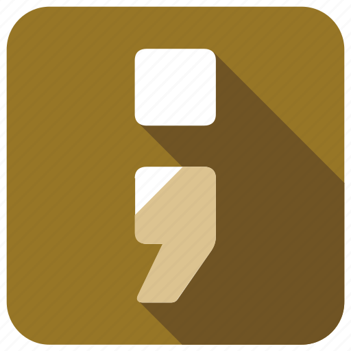 Character, colon, semi, semicolon, special icon - Download on Iconfinder