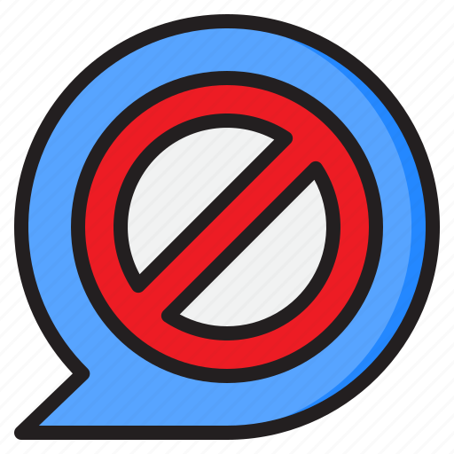 Bubble, talk, stop, conversation, speech icon - Download on Iconfinder