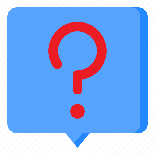Question, speech, chat, conversation, bubble icon - Download on Iconfinder