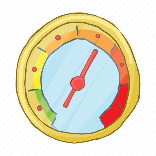 Car, cartoon, meter, mileage, power, speed, speedometer icon - Download on Iconfinder