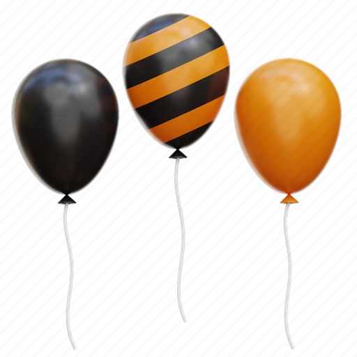 Balloon, decoration, party, celebration 3D illustration - Download on Iconfinder