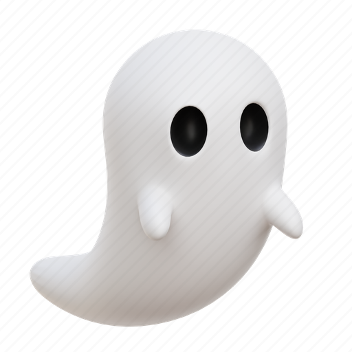 Ghost, halloween, monster, scary, spooky 3D illustration - Download on Iconfinder