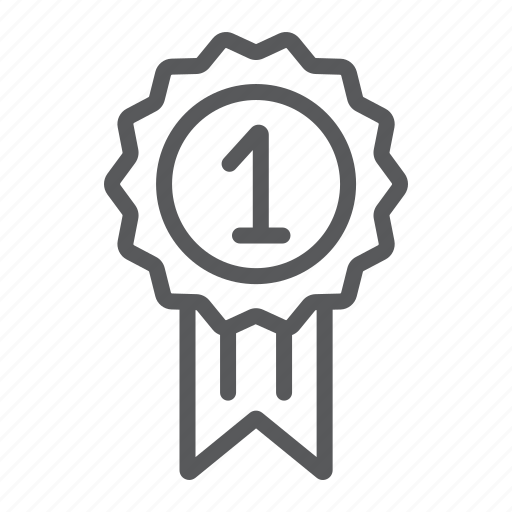 Award, badge, first, medal, prize, ribbon, winner icon - Download on Iconfinder