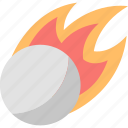 ball, baseball, fire, flame, game, golf, sport