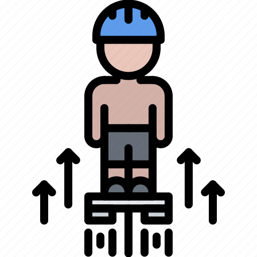 Equipment, flyboard, games, man, olympic, sport, water icon - Download on Iconfinder