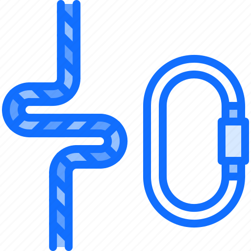 Carabiner, climbing, equipment, games, olympic, rope, sport icon - Download on Iconfinder