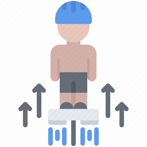 Equipment, flyboard, games, man, olympic, sport, water icon - Download on Iconfinder