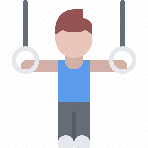 Equipment, games, gymnastics, man, olympic, rings, sport icon - Download on Iconfinder