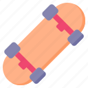 skateboard, sport, game