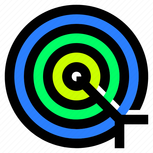 Archery, arrow, target, sport, game, play icon - Download on Iconfinder