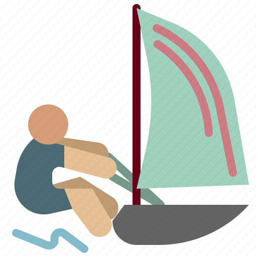 Sailing, aquaticsports, watersport, water, sea icon - Download on Iconfinder