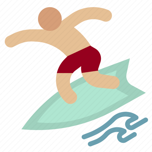 Surfing, beach, surf, summer, watersports icon - Download on Iconfinder
