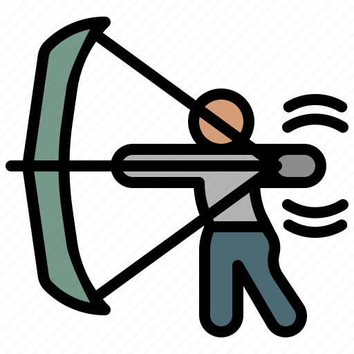 Archery, bow, olympic, sports, arrow icon - Download on Iconfinder