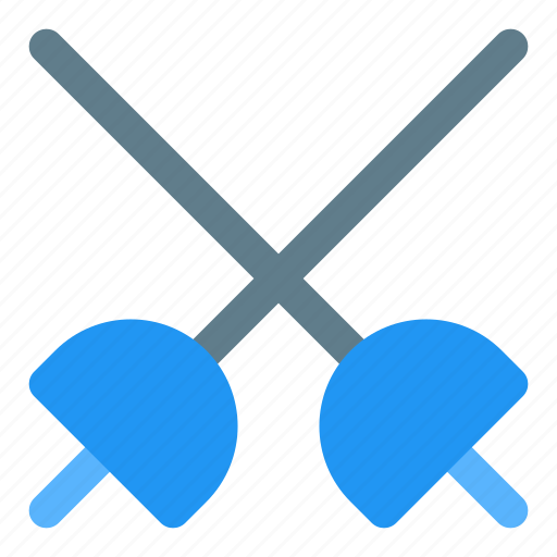 Fencing, sport, swords, ball icon - Download on Iconfinder