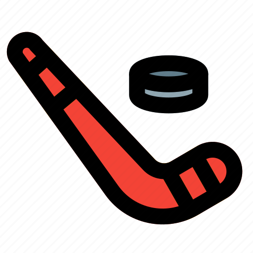 Hockey, hockey stick, puck, sports icon - Download on Iconfinder
