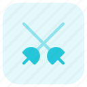 fencing, sport, swords, fighting