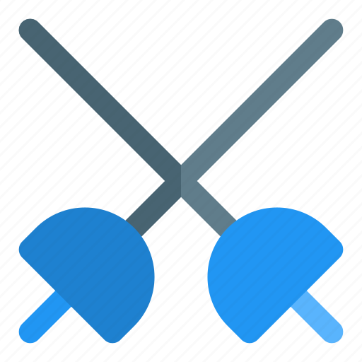 Fencing, sport, swords, fighting icon - Download on Iconfinder