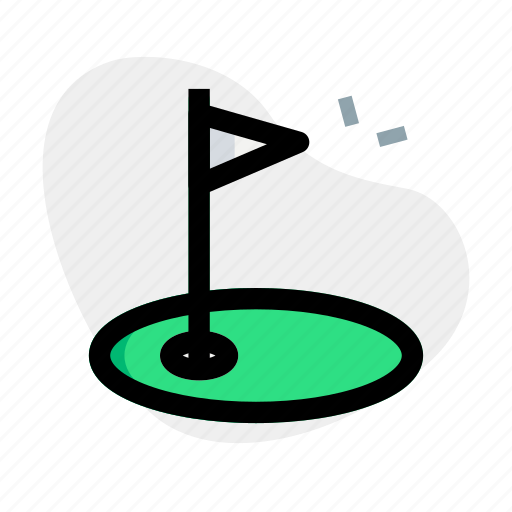 Golf, sport, hole, flag, play icon - Download on Iconfinder