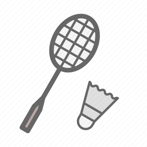 Bedminton, bedminton racket, game, play, poonah, shuttlecock icon - Download on Iconfinder