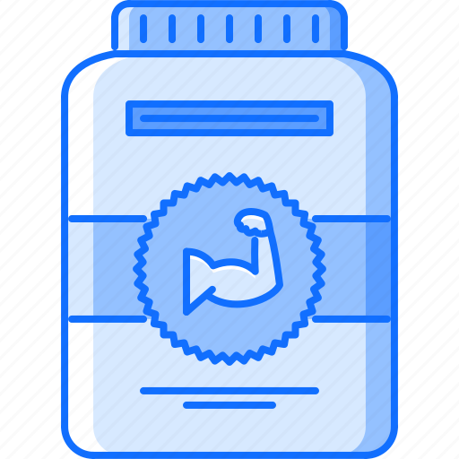 Gym, jar, muscle, protein, sport, supplement, training icon - Download on Iconfinder