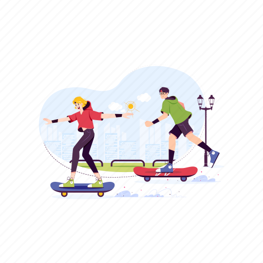 Sport, activity, action, lifestyle, active, outdoor, workout illustration - Download on Iconfinder