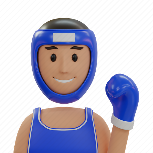 Boxing, sport, fight, boxer, competition, box, punch 3D illustration - Download on Iconfinder