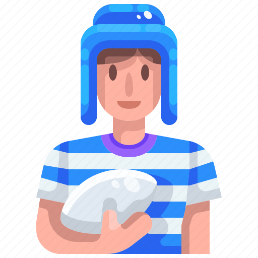 American, football, game, gear, player, rugby, sport icon - Download on Iconfinder