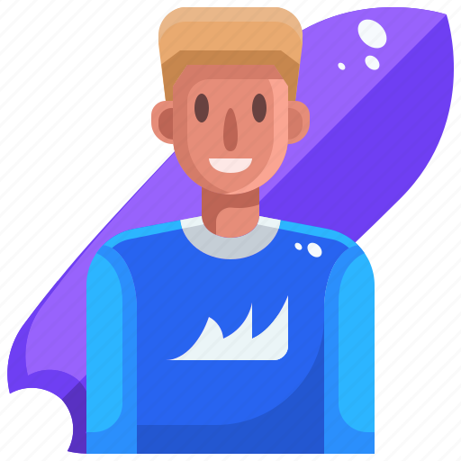 Avatar, board, sport, sports, surf, surfing, water icon - Download on Iconfinder