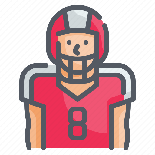 American, football, player, sports, avatar icon - Download on Iconfinder