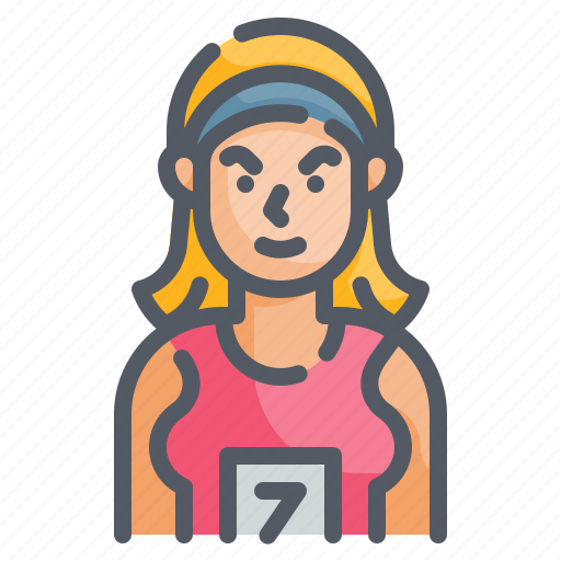 Runner, exercise, athlete, person, woman icon - Download on Iconfinder