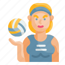 volleyball, sport, player, team, girl