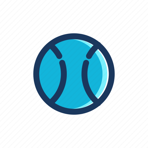 Ball, baseball, blue, hardball, softball, sport icon - Download on Iconfinder