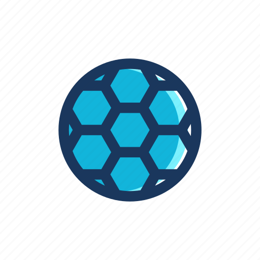 Ball, blue, football, soccer, sport icon - Download on Iconfinder
