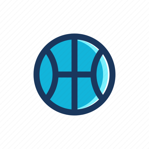 Ball, basketball, blue, sport icon - Download on Iconfinder