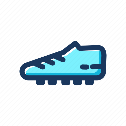 Ball, blue, football, shoes, sport icon - Download on Iconfinder