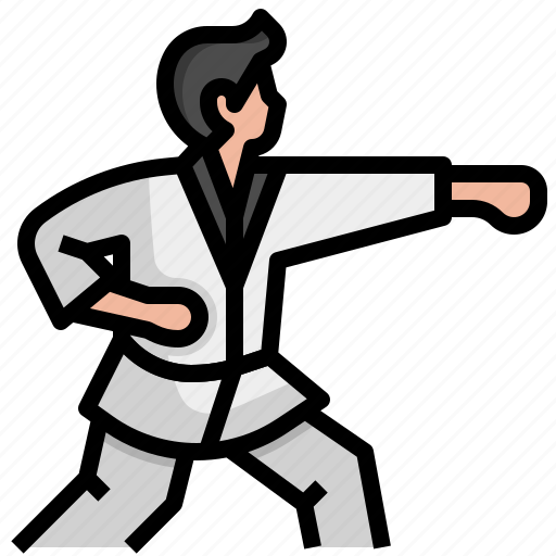 Karate, kimono, judo, martial, arts, sports icon - Download on Iconfinder