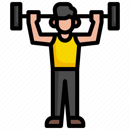 Weight, lifting, strenght, gym, training icon - Download on Iconfinder