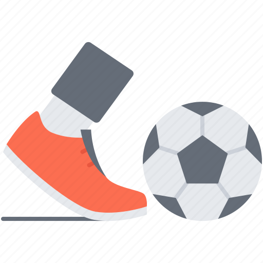 Ball, boot, equipment, foot, football, leg, sport icon - Download on Iconfinder
